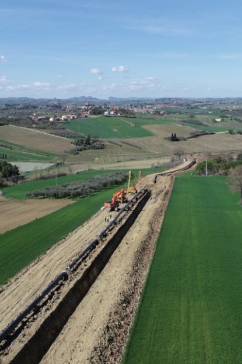REALIZZAZIONE METANODOTTO MERCATO SARACENO - CESENA