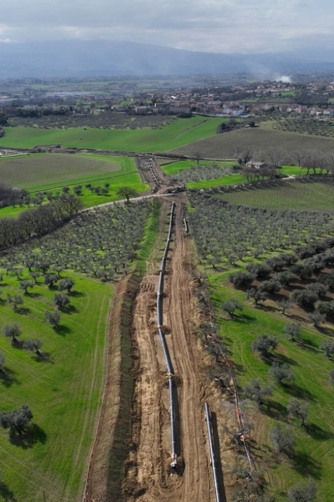 REALIZZAZIONE METANODOTTO GUBBIO - APECCHIO