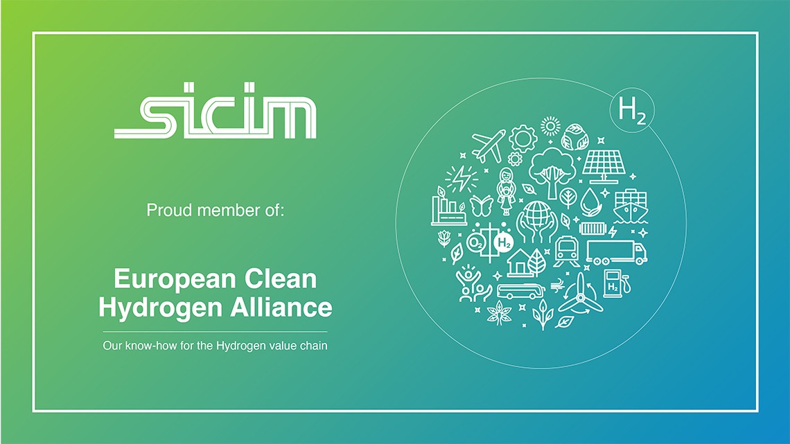 SICIM is proud to be part of the European Clean Hydrogen Alliance.