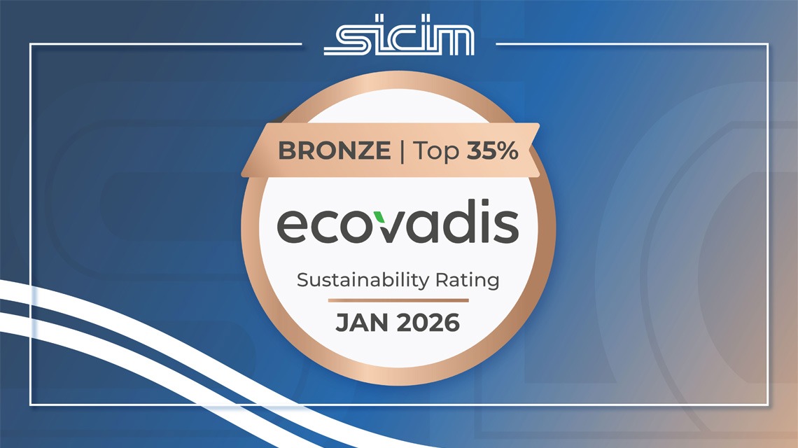 SICIM has been awarded the EcoVadis Bronze Medal